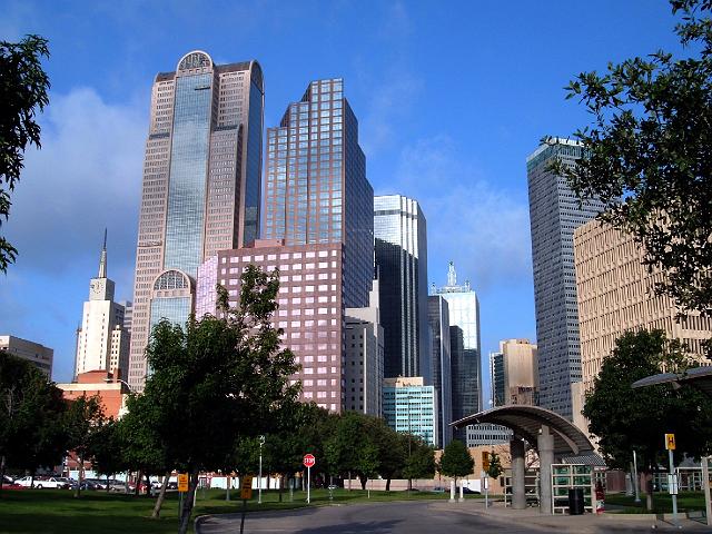 13886 downtown Dallas in morning 